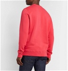 Incotex - Loopback Cotton-Jersey Sweatshirt - Orange