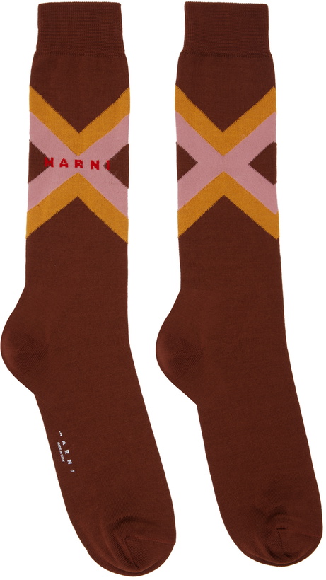 Photo: Marni Brown Micro Argyle Socks