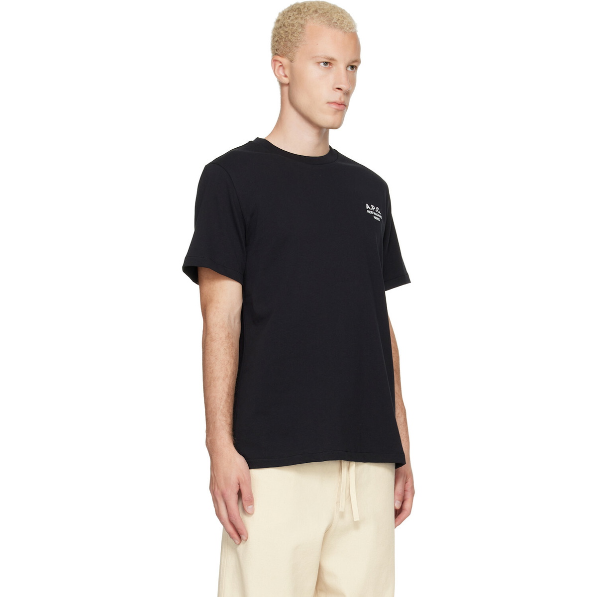 A.P.C. Black Standard 'Rue Madame' T-shirt