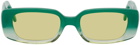 Our Legacy Green Samhain Sunglasses
