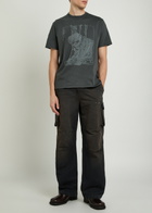 Our Legacy Box Printed Cotton T-shirt Black