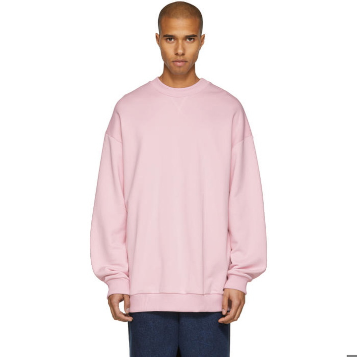 Photo: Marques Almeida Pink Oversized Sweatshirt