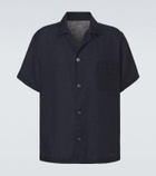 Brioni Linen bowling shirt