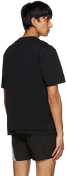 HELIOT EMIL Black Cotton T-Shirt