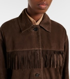 Nili Lotan Foudre fringed suede jacket