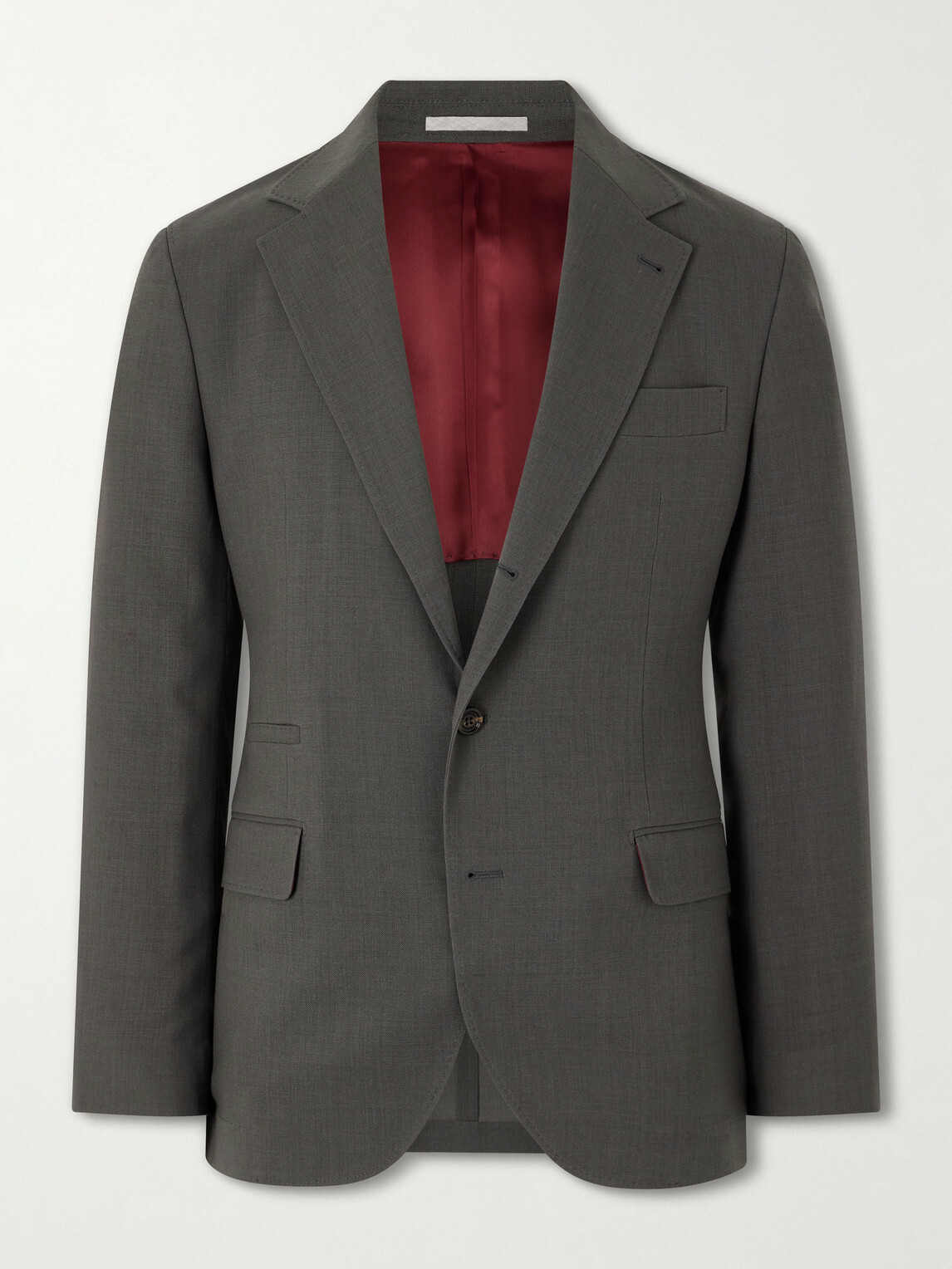 Brunello Cucinelli - Virgin Wool Suit Jacket - Green