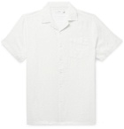 Onia - Vacation Camp-Collar Linen Shirt - White