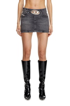 Diesel Mini skirt in denim - Skirts Womens in Black