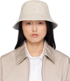 AMI Paris Off-White Ami de Cœur Stud Hat