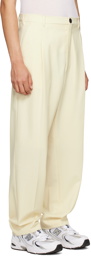 LU'U DAN SSENSE Exclusive Off-White Tailored Trousers
