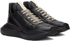 Rick Owens Black Geth Sneakers