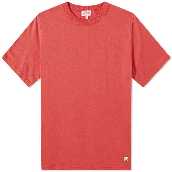 Photo: Armor-Lux Men's 70990 Classic T-Shirt in Cranberry