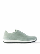 John Lobb - Lift Suede Slip-On Sneakers - Green