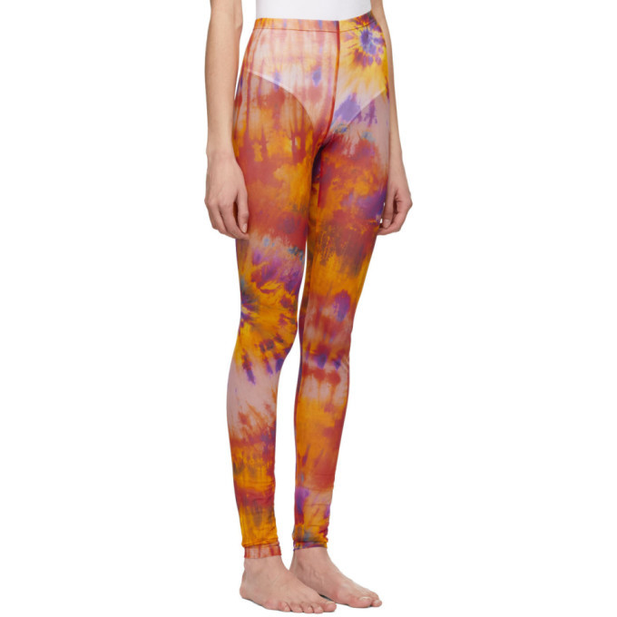 Tie Dye Pattern Mesh Tight