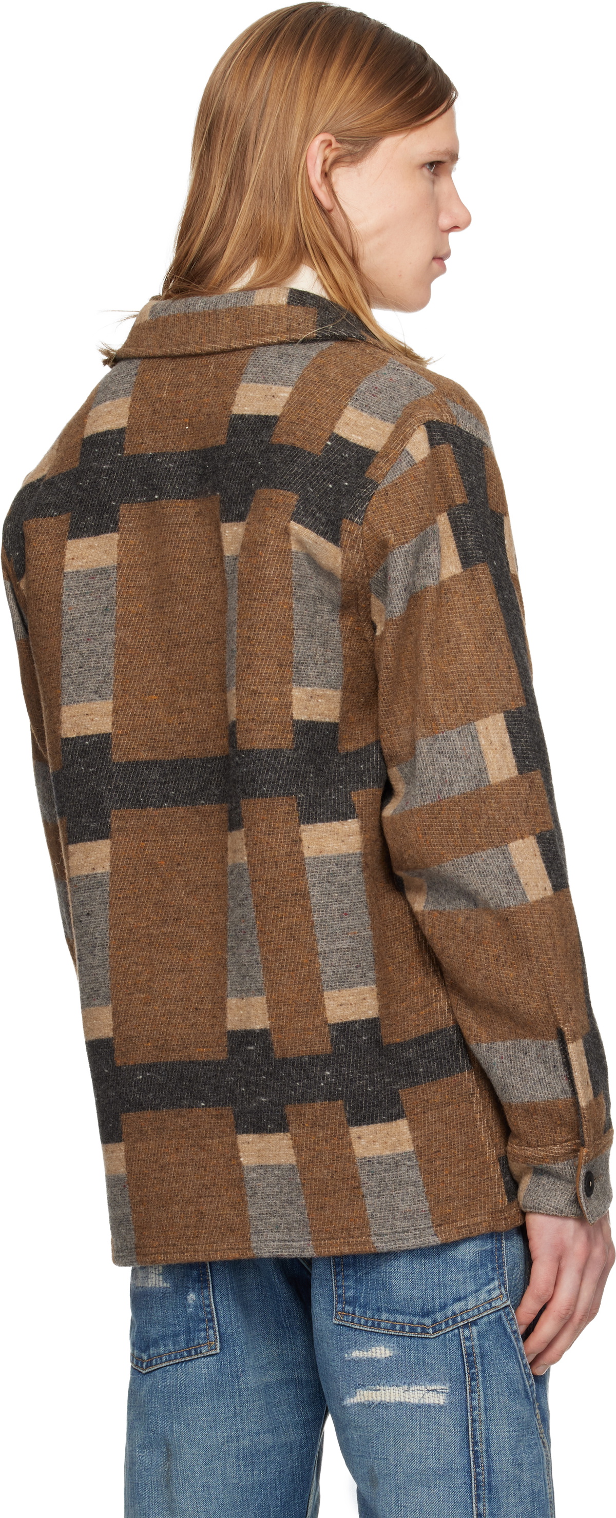 RRL Brown Ashford Shirt Jacket RRL