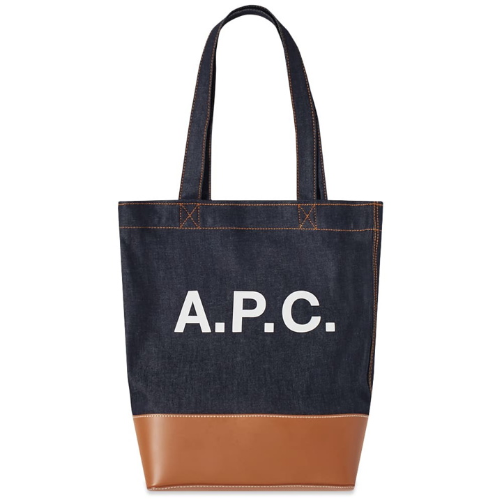 Photo: A.P.C. Axel Denim And Leather Tote