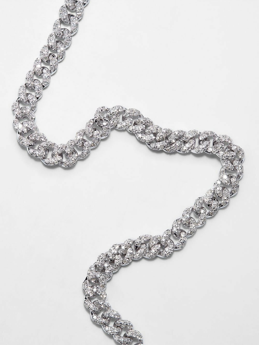 SHAY 18K White Gold Mini Link Diamond Bracelet