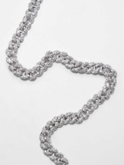 SHAY 18K White Gold Mini Link Diamond Bracelet