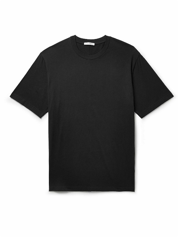 Photo: The Row - Errigal Cotton-Jersey T-Shirt - Black