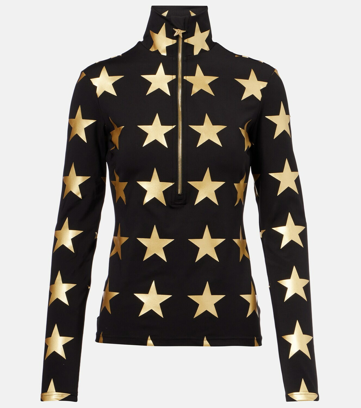 Goldbergh Lunaria printed half-zip ski top