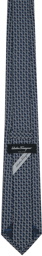 Ferragamo Navy Silk Tie