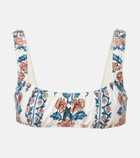 Montce Zoe floral bikini top