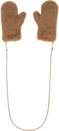 Max Mara Beige Ombrat2 Mitts