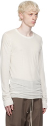 Rick Owens Off-White Basic Long Sleeve T-Shirt