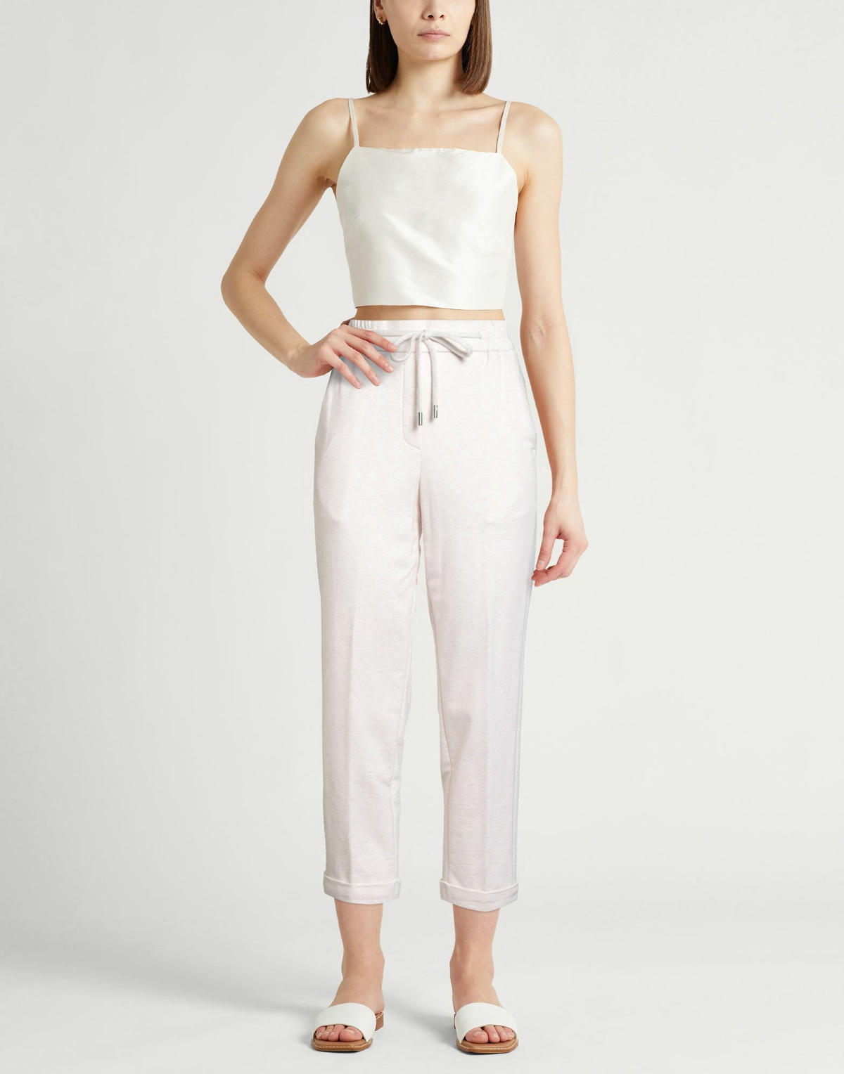 Peserico Womens Pants Ivory