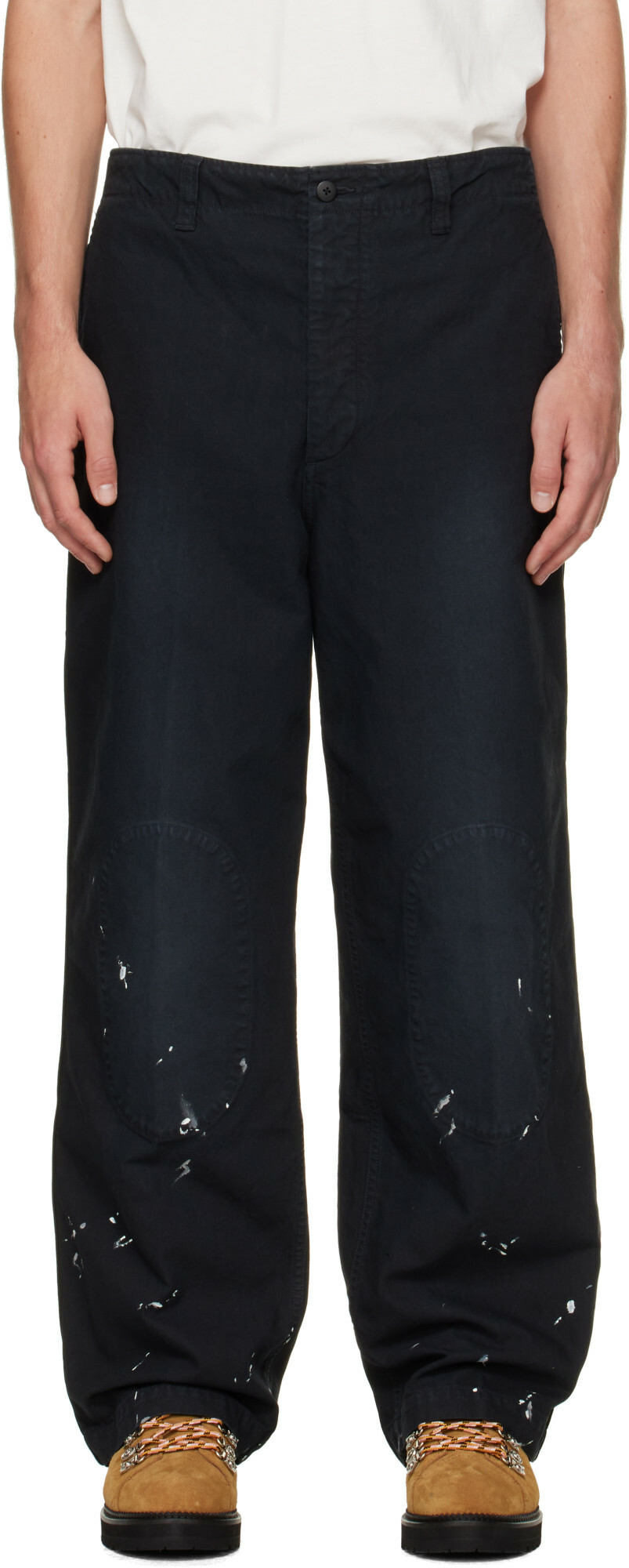 visvim Black Survey Trousers