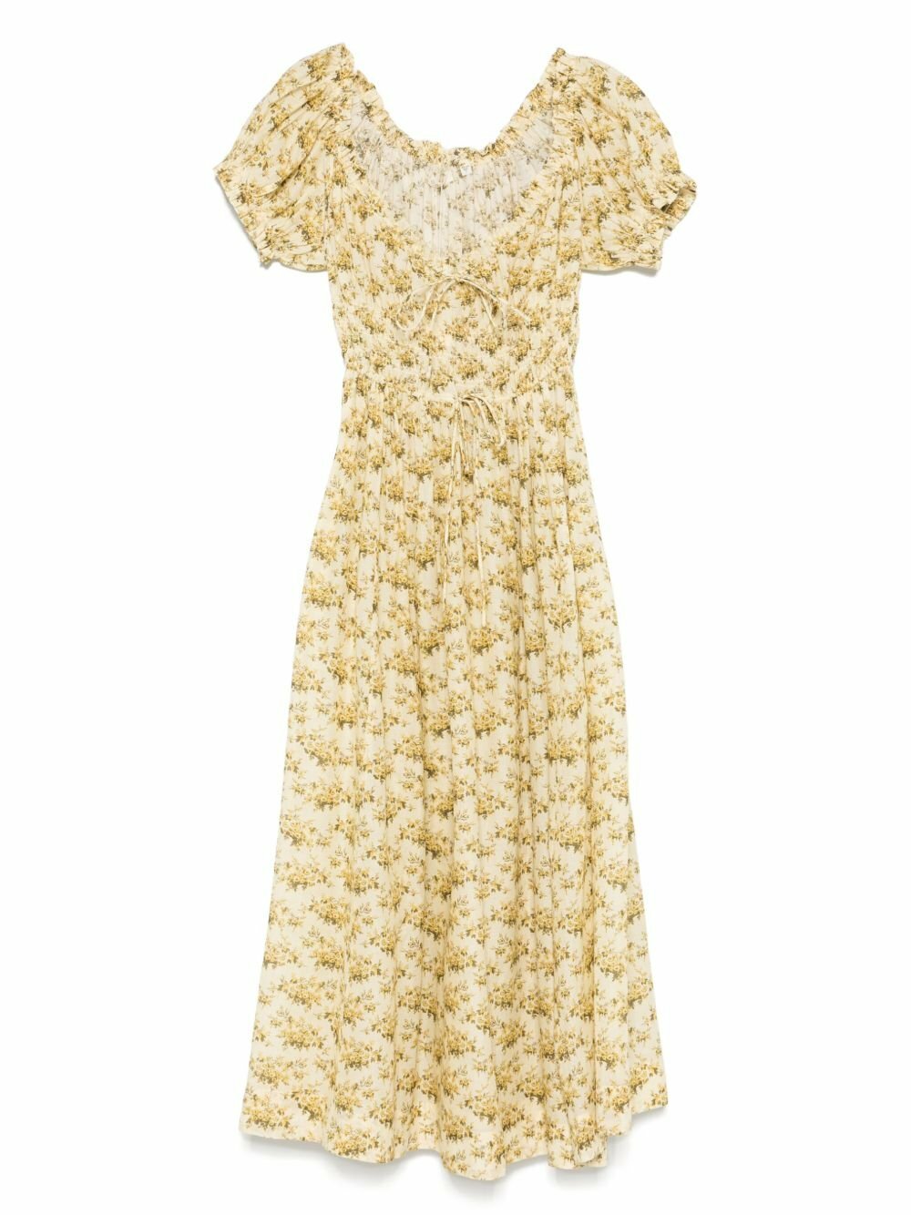 den ashlynn floral cotton midi-dress DEN Women's Ashlynn Floral Cotton Midi-Dress - Sunshine Prairie Rose