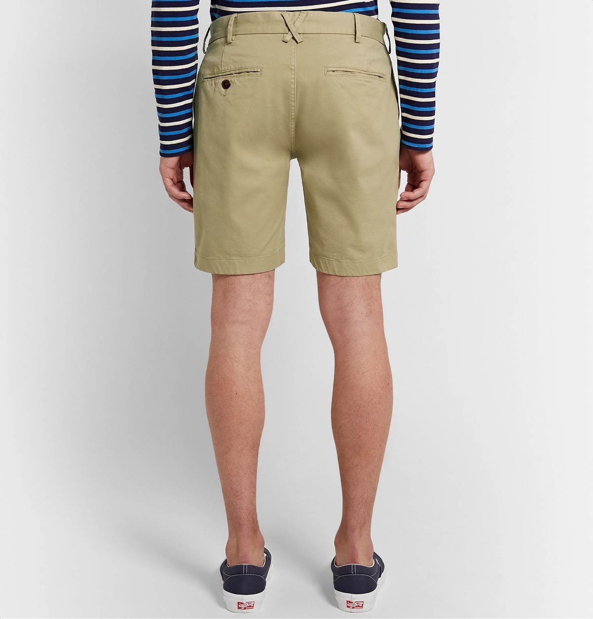 Alex Mill - Slim-Fit Stretch-Cotton Twill Chino Shorts - Neutrals