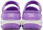 Crocs Purple Mega Crush Triple Strap Sandals