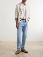 John Smedley - Rockford Shawl-Collar Recycled-Cashmere and Merino Wool-Blend Cardigan - Neutrals