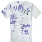 Air Jordan Men's Tie Dye T-Shirt in Ocean Cube