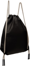 Rick Owens Black Porterville Drawstring Backpack