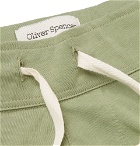 Oliver Spencer Loungewear - York Supima Cotton-Jersey Drawstring Shorts - Green