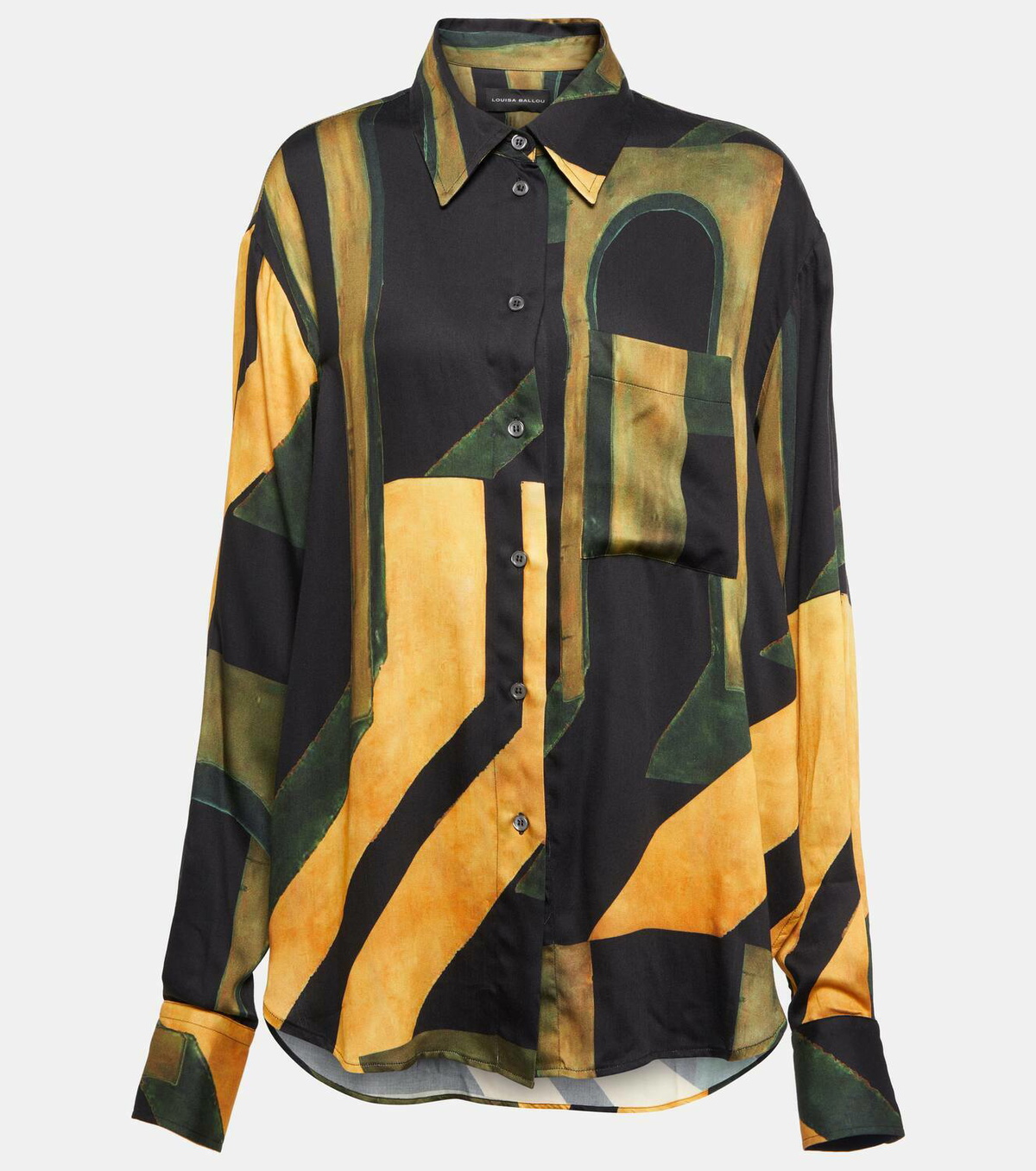 Louisa Ballou Printed oversized shirt