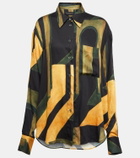 Louisa Ballou Printed oversized shirt