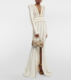 Balmain - B-Buzz 23 raffia crossbody bag