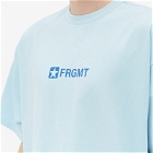 Converse x Fragment T-Shirt in Corydalis Blue