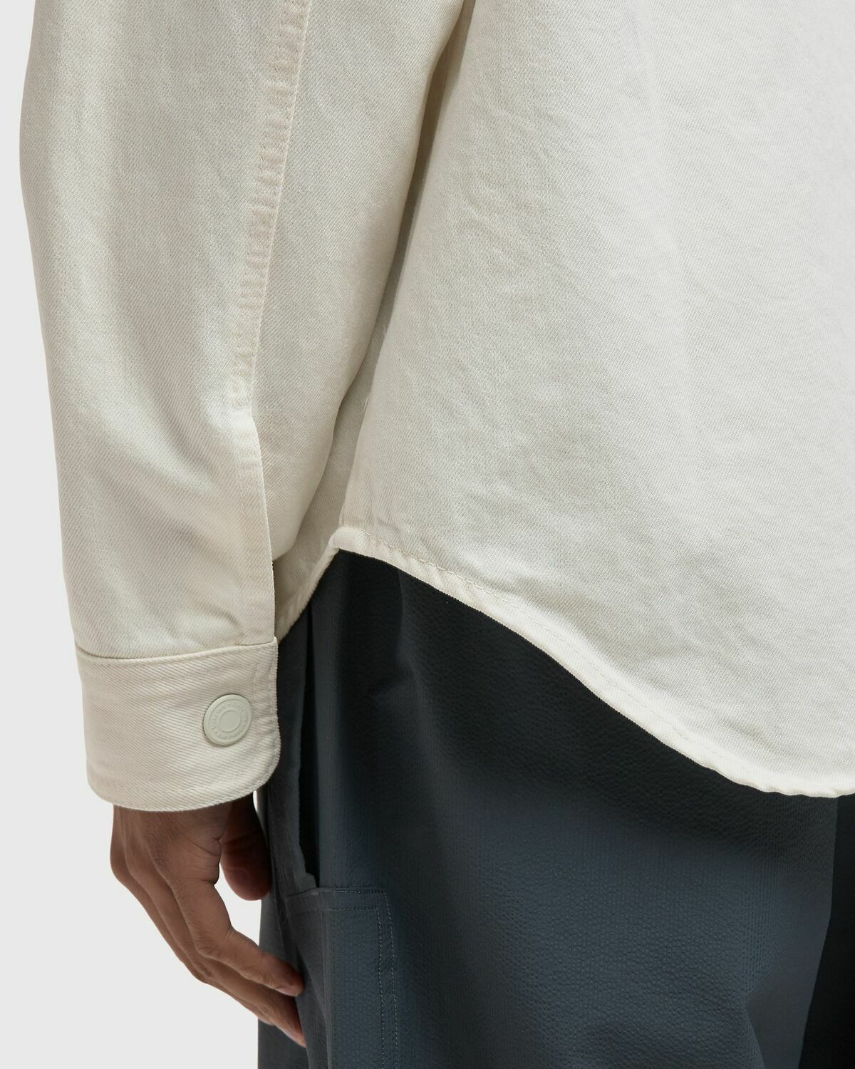 OVERSHIRT WITH KNITTED AMI DE COEUR