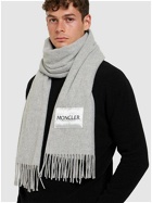 MONCLER - Logo Wool Scarf