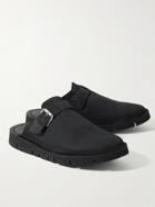 VINNY's - Pool Suede Mules - Black