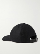 Brioni - Leather-Trimmed Wool and Cashmere-Blend Baseball Cap