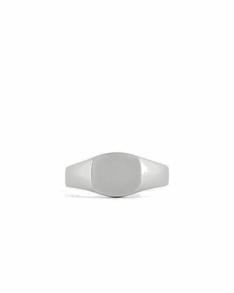 Photo: Serge De Nimes Silver Signet Ring Silver - Mens - Jewellery
