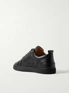 Christian Louboutin - Louis Junior Leather Sneakers - Black