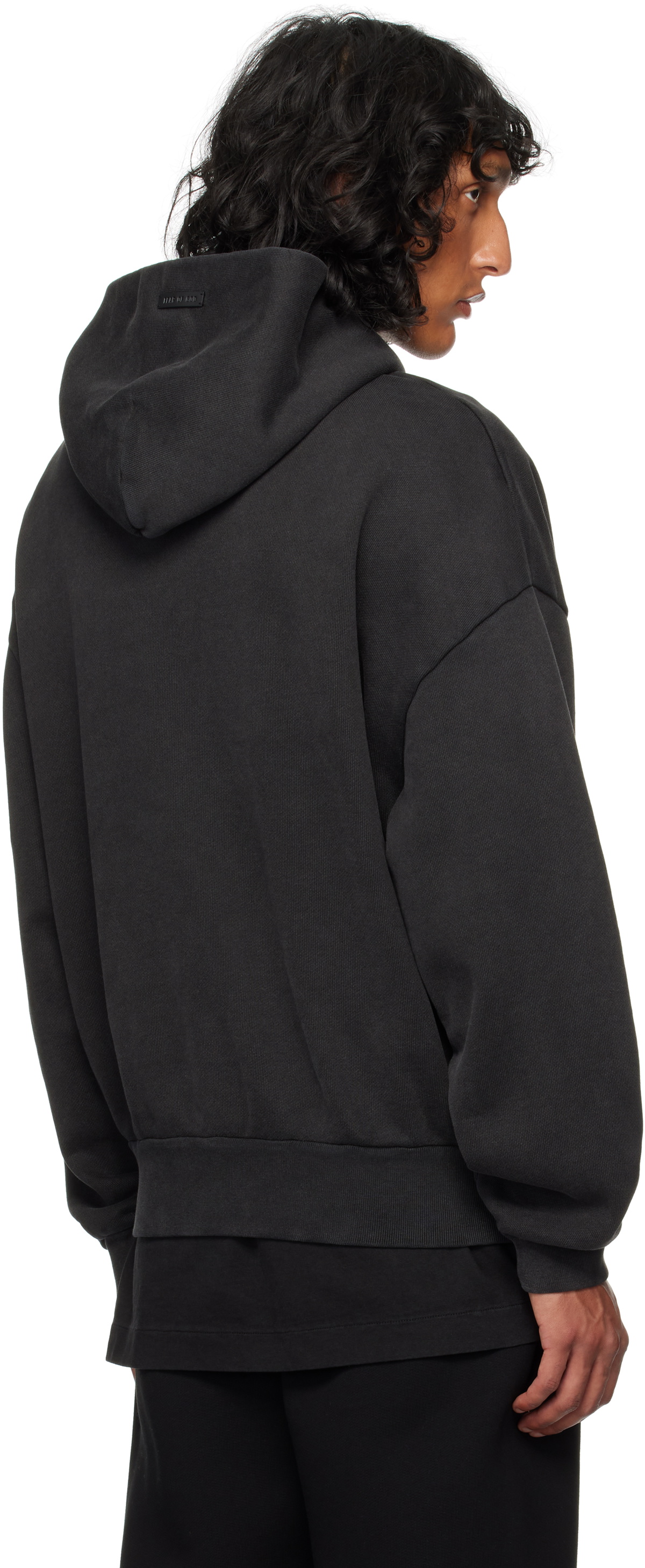 ★新作【FEAR OF GOD】French Terry Fear of God Hoodie★ Fear of God Black French Terry 'Fear of God' Hoodie Fear Of God