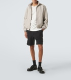 Ami Paris Ami De Cœur gabardine shorts