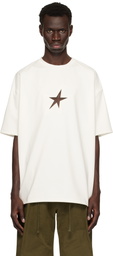 Mugler White Star Oversized T-shirt